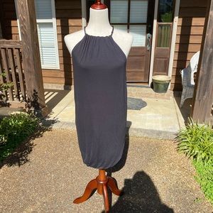 M Missoni Shift Dress, Black with Necklace Halter, Size M